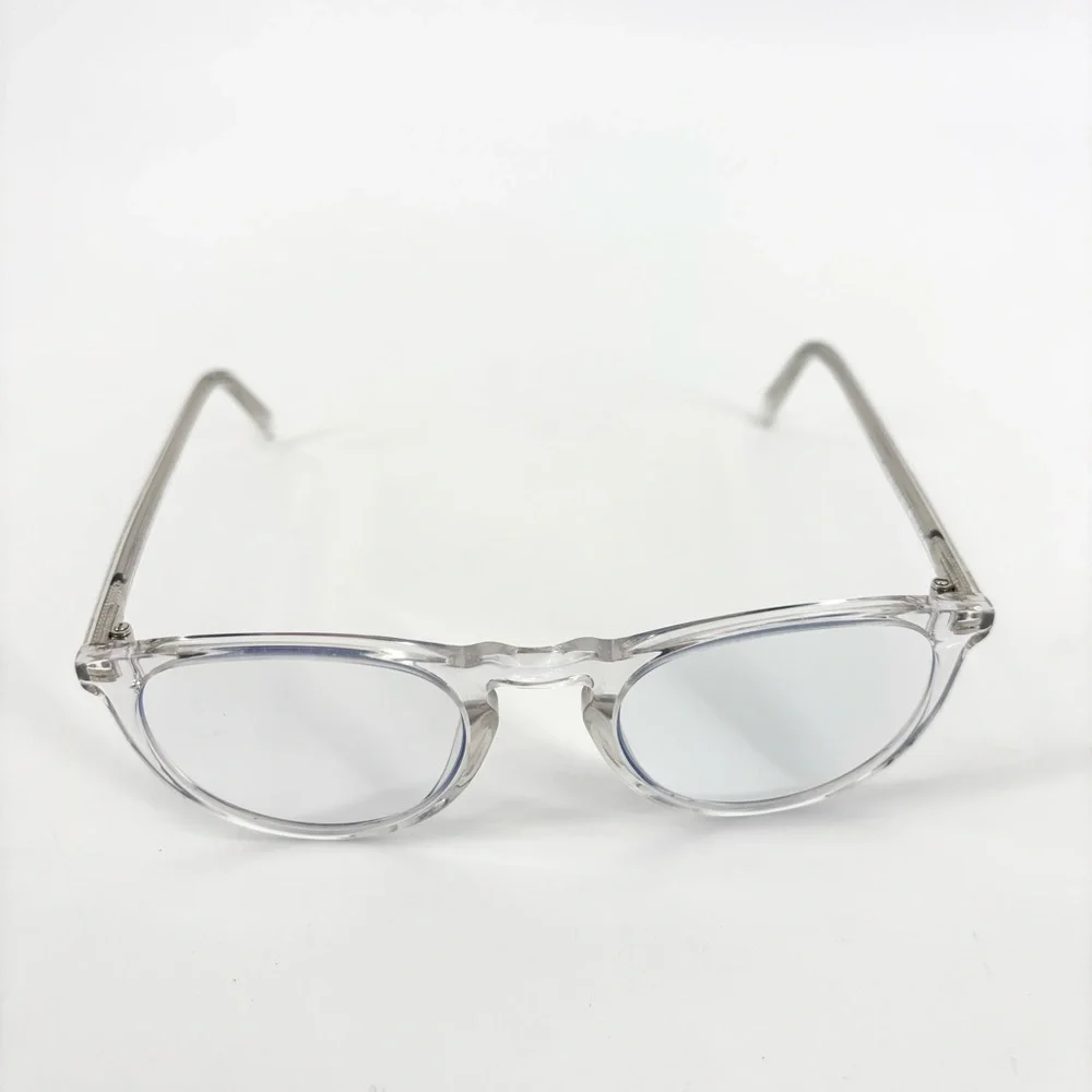 Warby Parker Haskell 500 M 49-22-145 Crystal Clear Frames Glasses‎